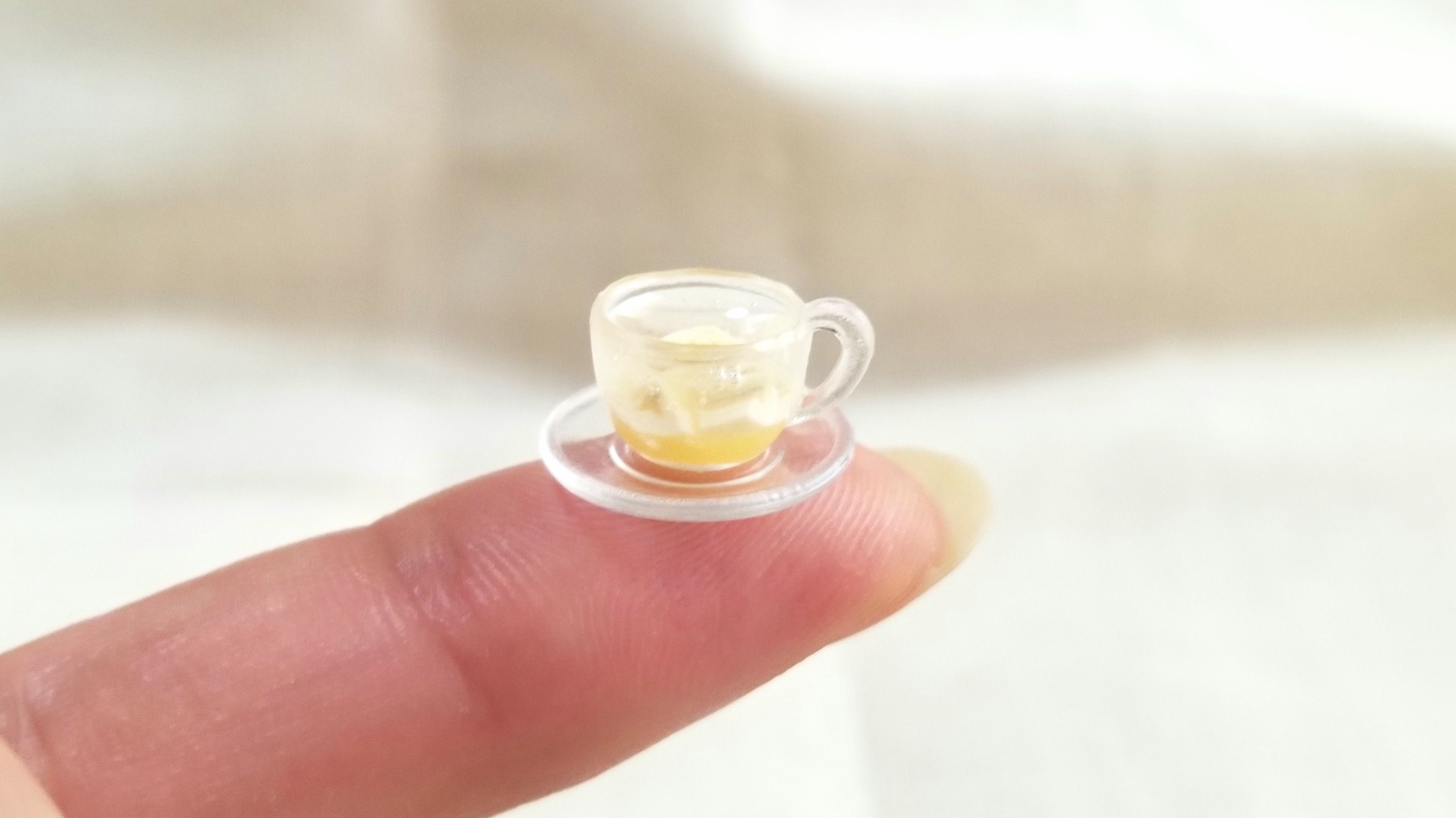 ミニチュア,バナナアイスティー,フルーツ,レジン,ねんどろ刀剣男士