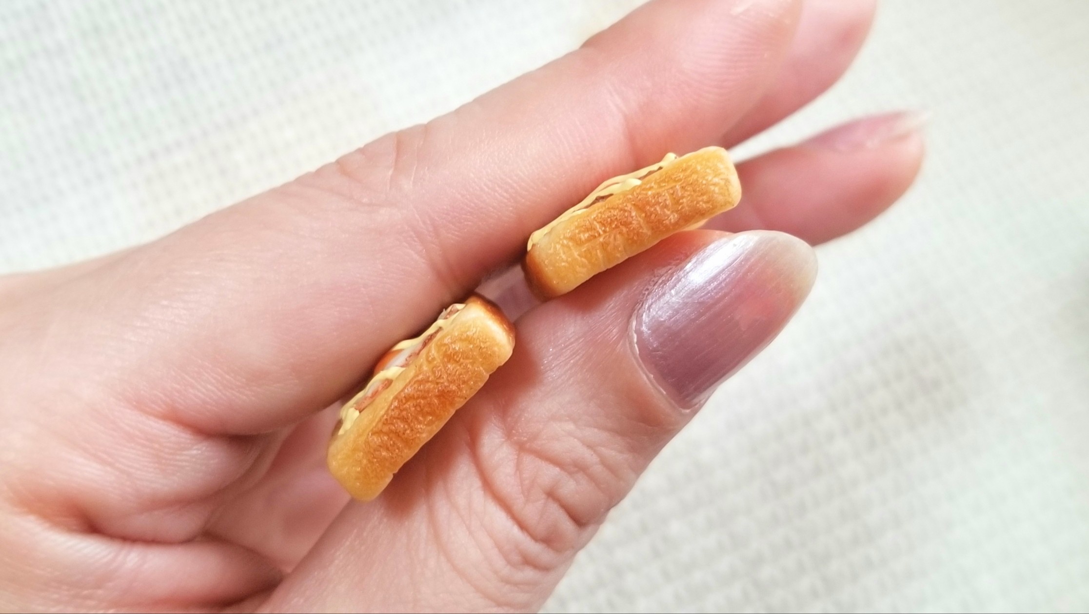 ラピュタパン,トースト,樹脂粘土,ミニチュアフード,ドール用小物