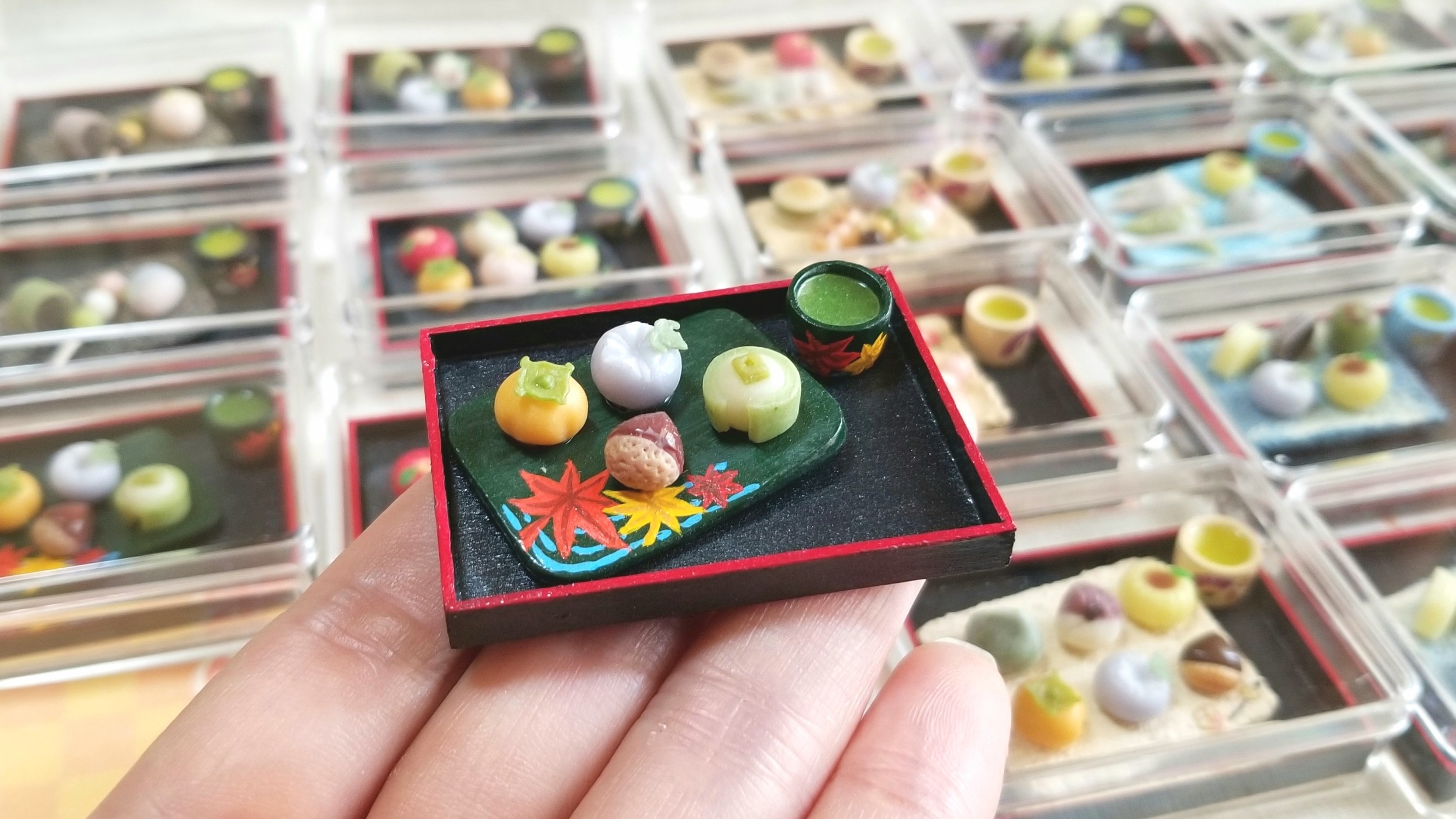 ミニチュア,和菓子,ミニスウィーツドール,あまむす,リカちゃん人形