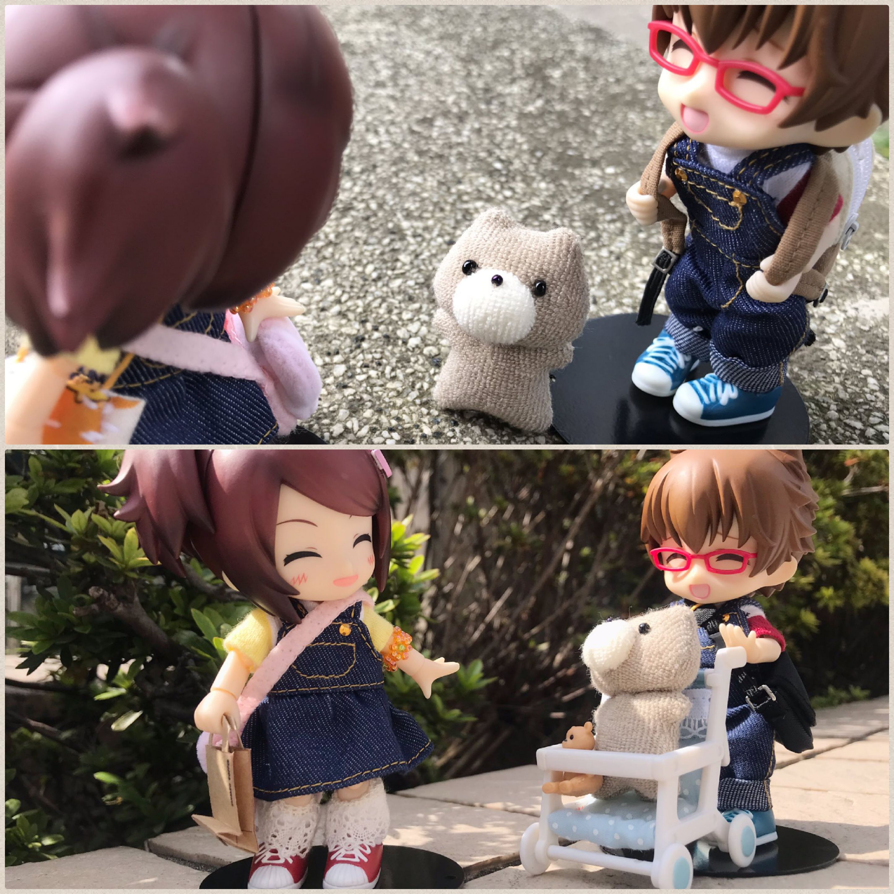 キューポッシュアン,野外撮影,ディノ,お出かけ,グリちゃん,ドール
