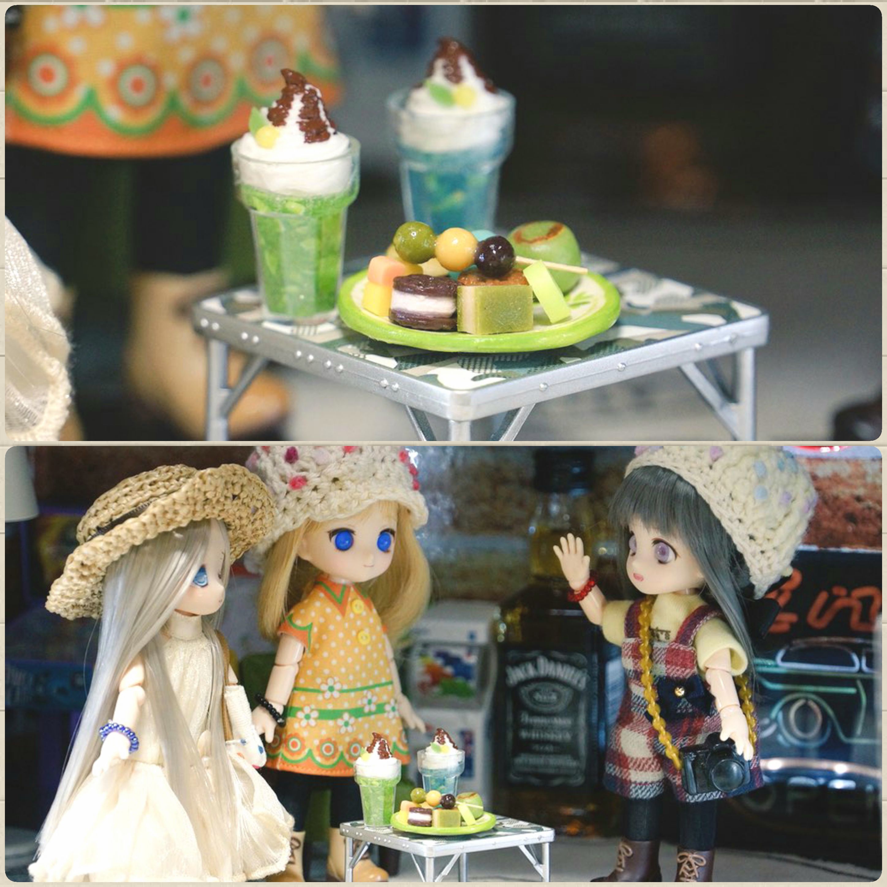 ミニスウィーツドール,あまむす,,ミニチュアフード,戦利品,スイーツ