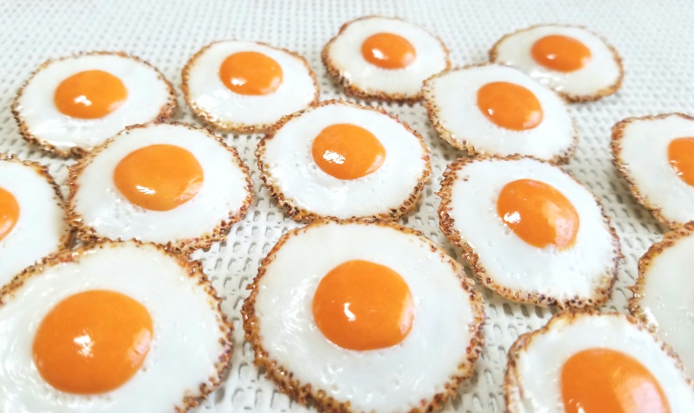ミニチュアフード, フェイクフード, 目玉焼きブローチ, 食品サンプル