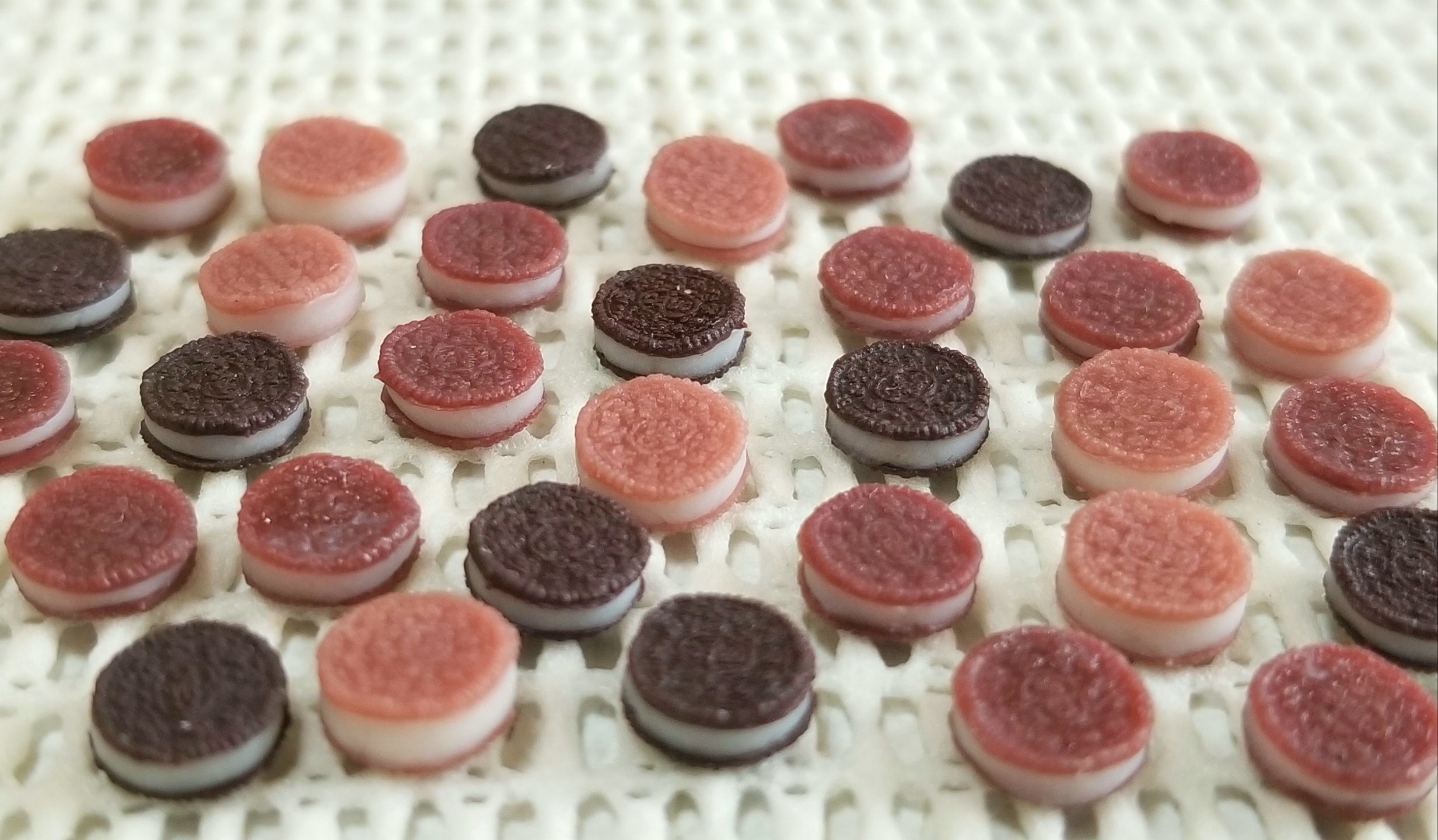 オレオ, ミニチュアフード, 樹脂粘土, 食品サンプル, ハンドメイド