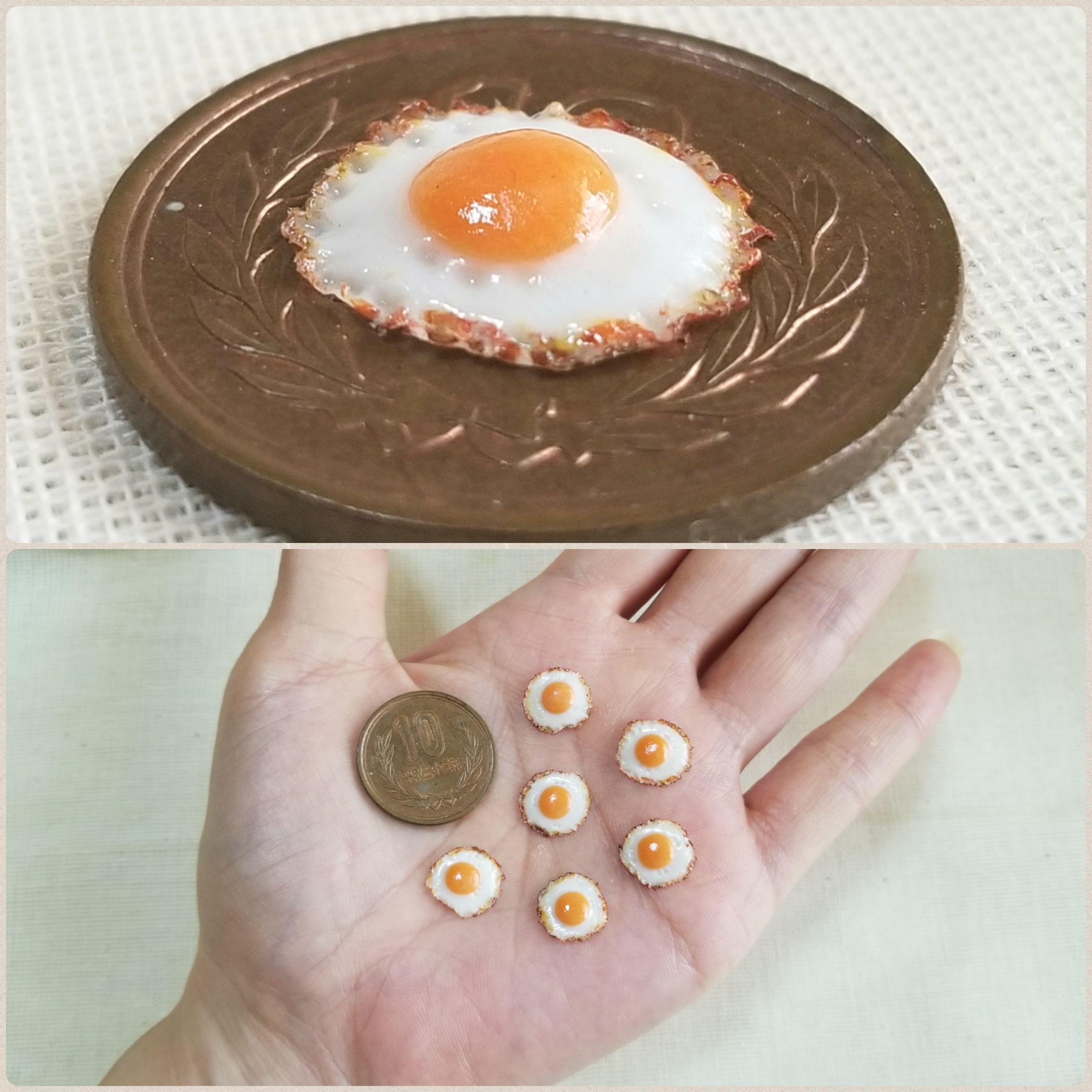 本物そっくりな食品サンプル,目玉焼き,艶々,ぷるんぷるん,美味しそう