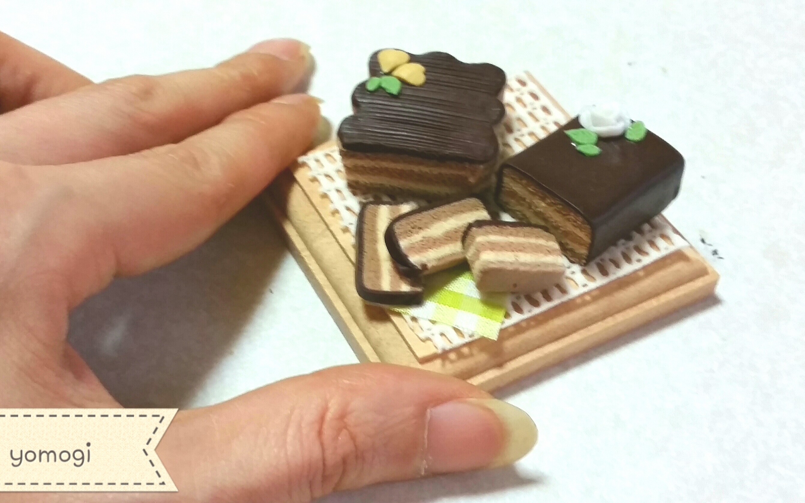 ミニチュアフード,おすすめチョコレートケーキ,かわいい,おいしい