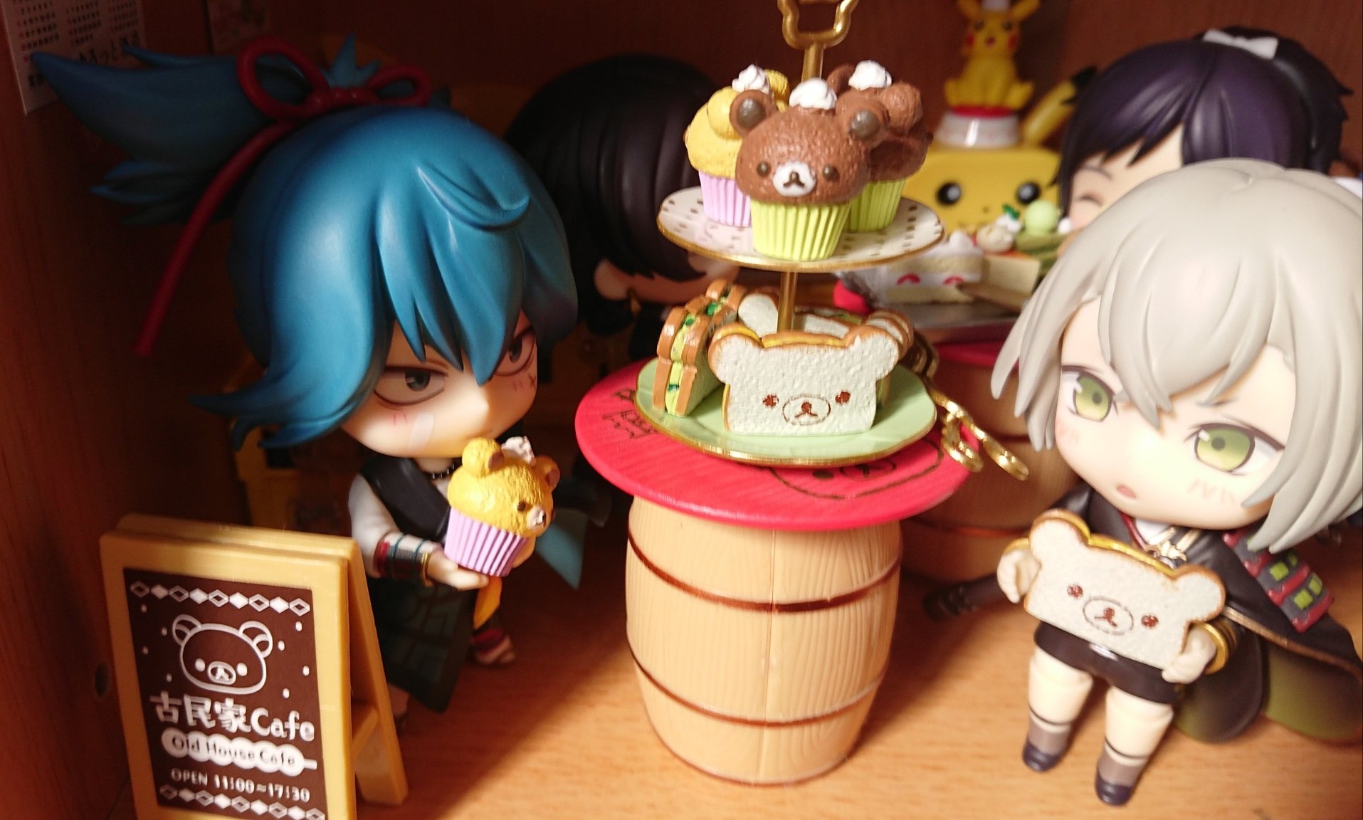 ねんどろいど刀剣乱舞蛍丸,かわいいリラックマパン,ドール用小物