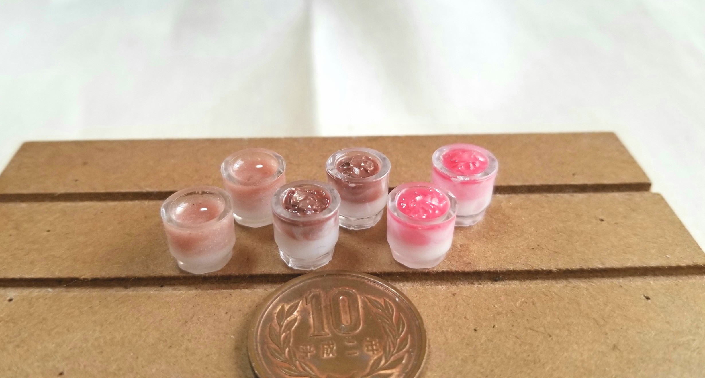 ミニチュアフード,カフェオレ,レジン,ミンネ販売中,ジュース,ドール
