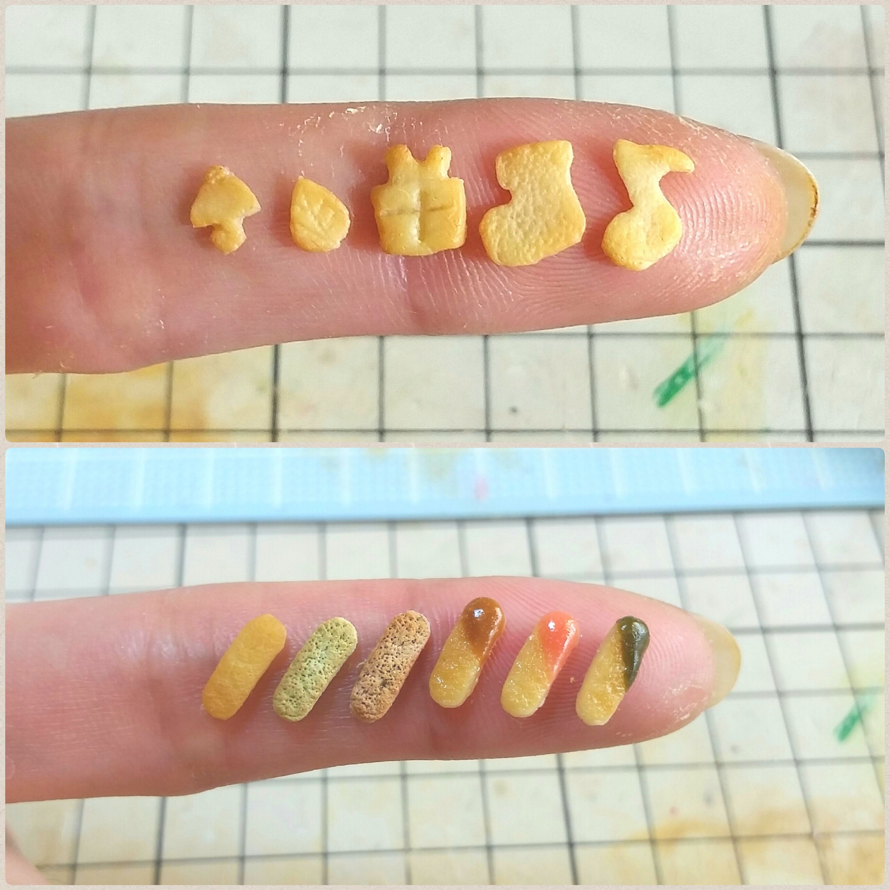 ミニチュアフード,樹脂粘土,おいしい可愛いクッキー,おすすめブログ