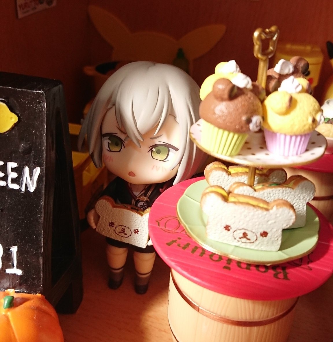 ねんどろいど刀剣乱舞,刀剣男士蛍丸,ケーキ,ドール小物,ブログ