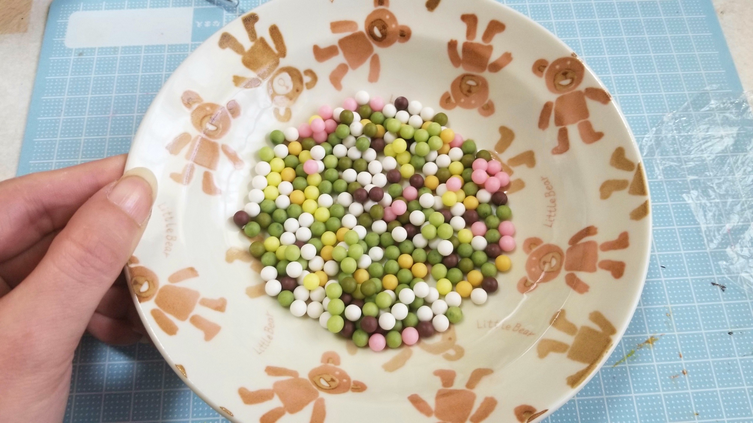 お団子,作り方,和菓子,ミニチュアフード,樹脂粘土,ドールハウス,和風