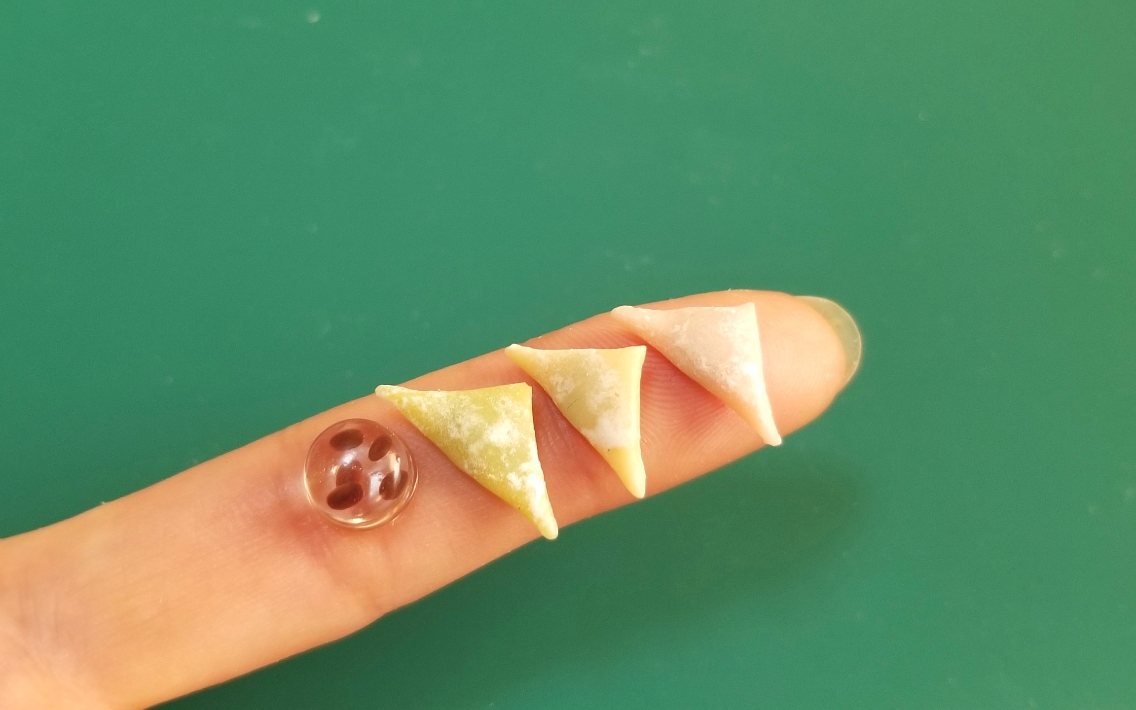 ミニチュア,和菓子,八ツ橋,水ようかん,樹脂粘土,リカちゃん人形,食品