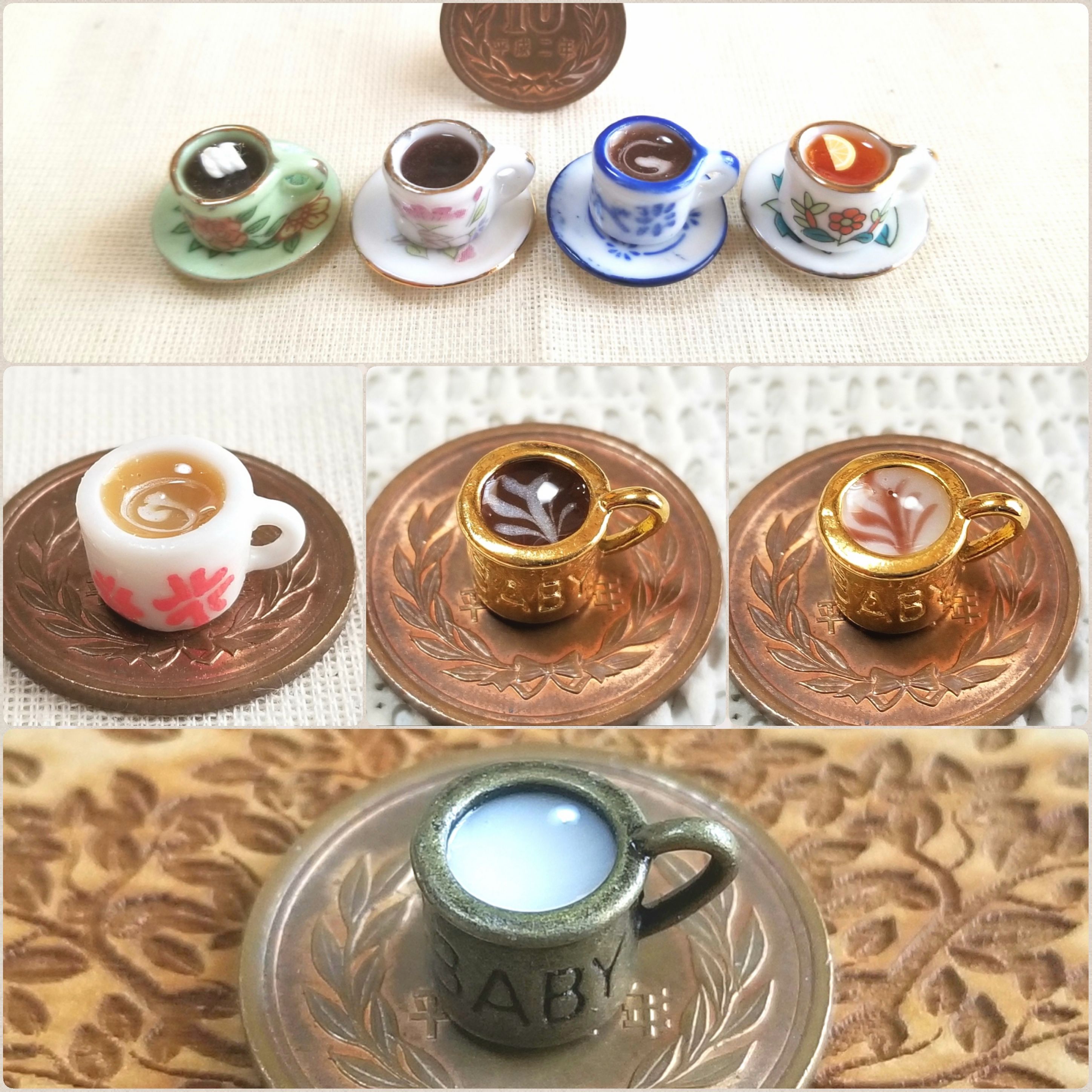 ミニチュアフード,おすすめ飲み物ドリンク小物,可愛いお洒落な小さい