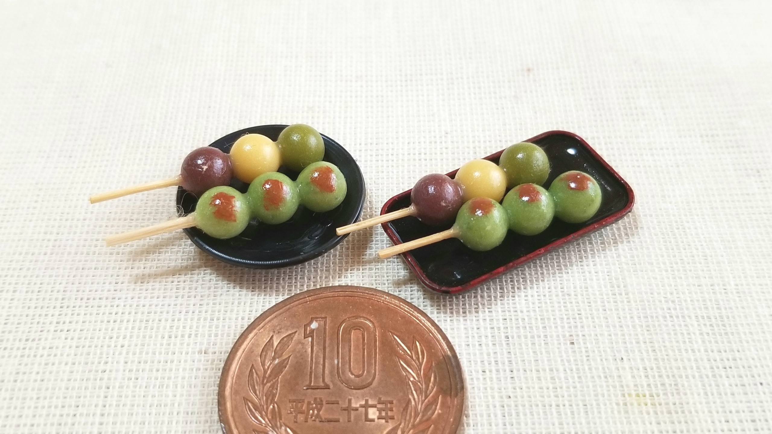 ミニチュアフード,お団子和菓子,ミンネ販売中,ドール用小物,人気商品