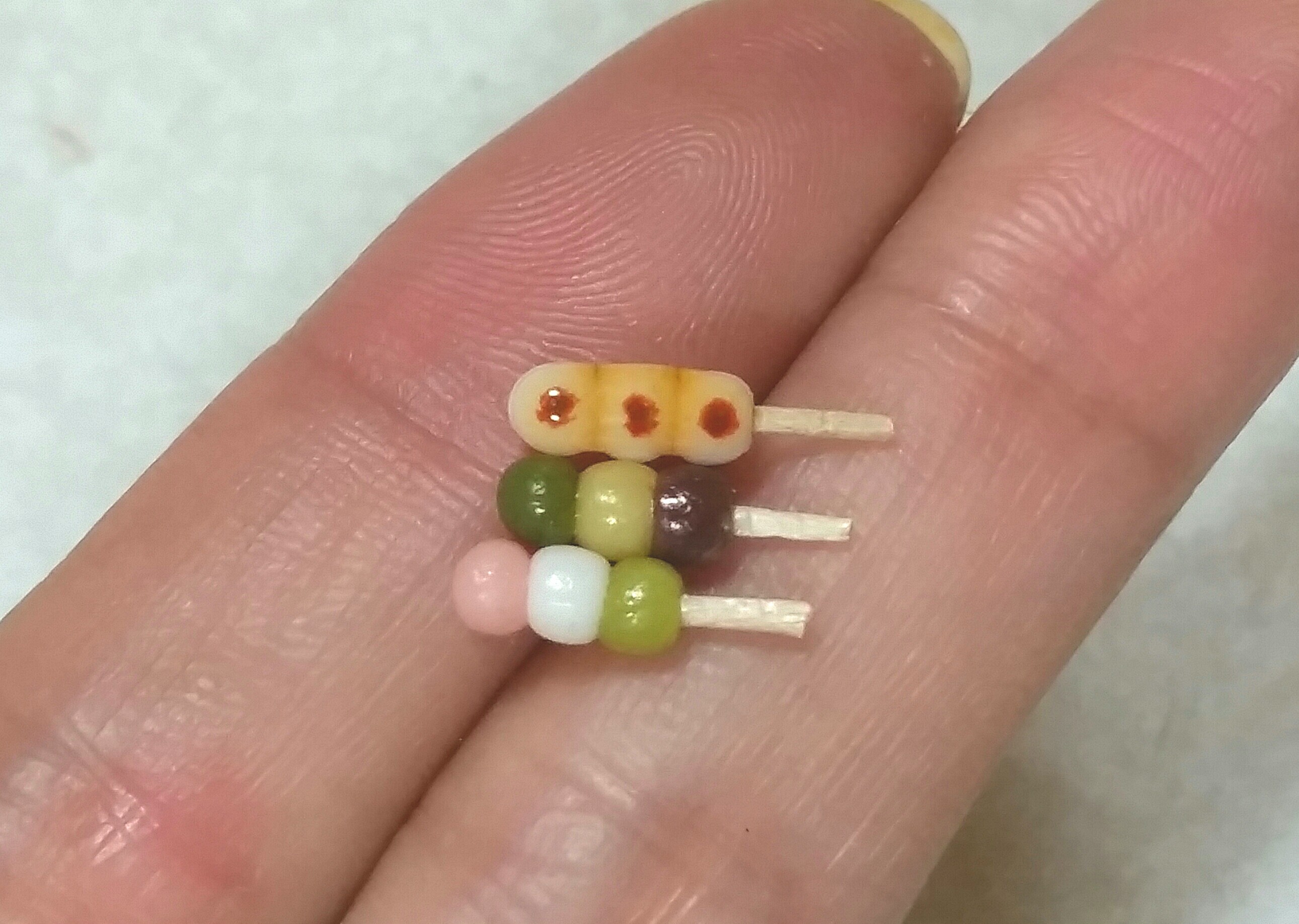ミニチュア,みたらし団子,坊っちゃん団子,三色団子,食品サンプル