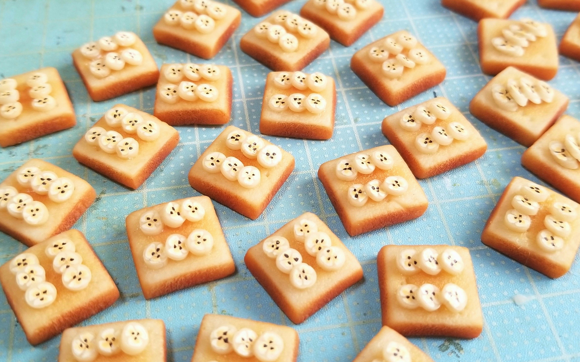 ミニチュアフード,チョコバナナトースト,食パン,作り方,ドール