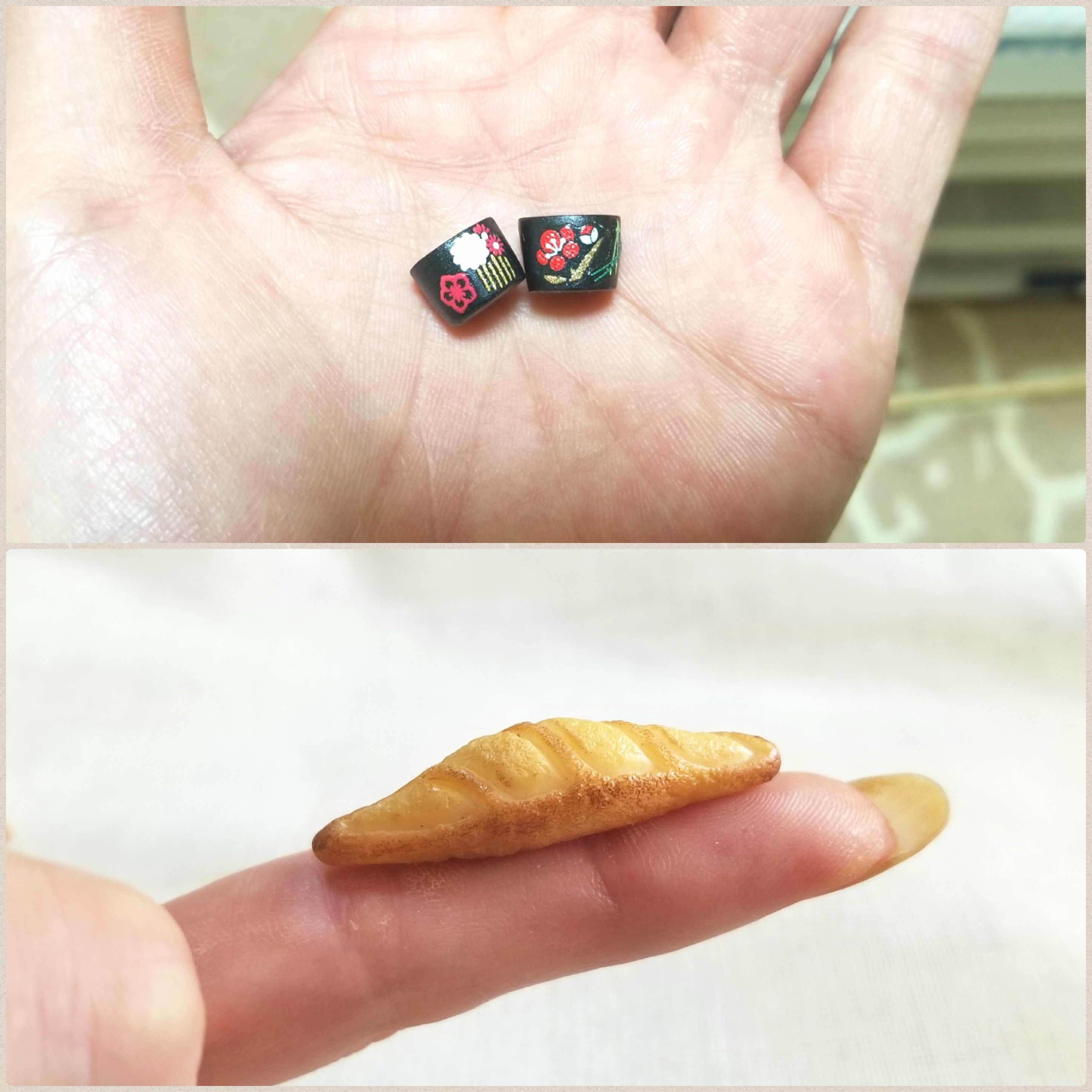 ミニチュアフードの世界,かわいい,小さいおもちゃ,バケット,お抹茶