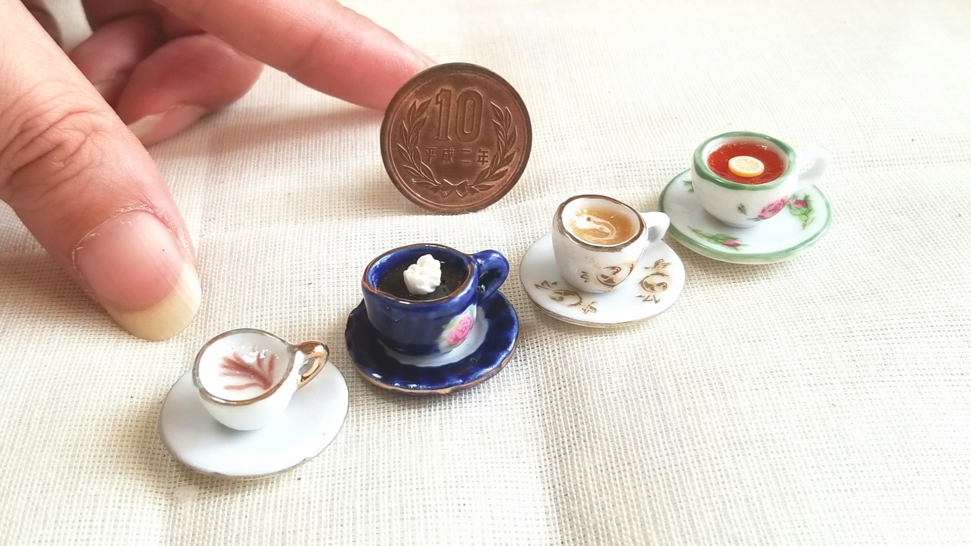バービー人形,バービーグッズ,美味しいホットドリンク,紅茶,ドール用
