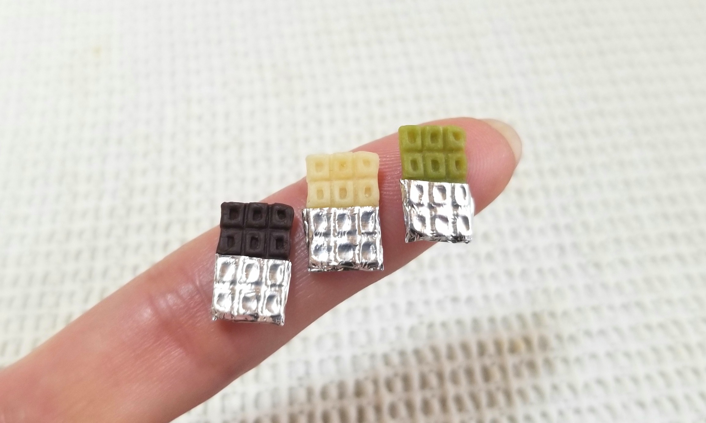 チョコレート,ミニチュアフード,粘土,スウィーツドール,ミンネ