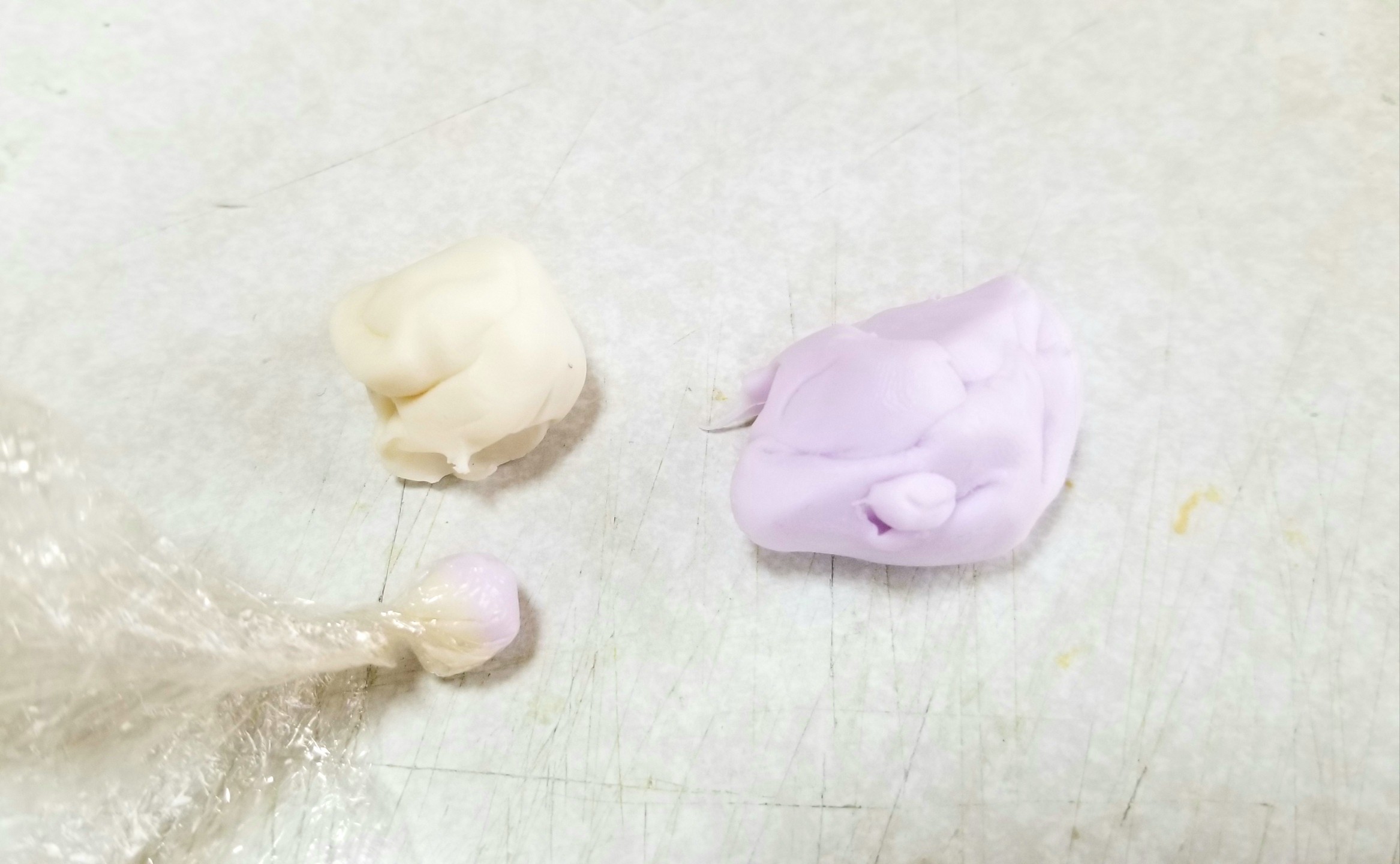 ミニチュア,茶巾絞り,和菓子,作り方,樹脂粘土,ハンドメイド