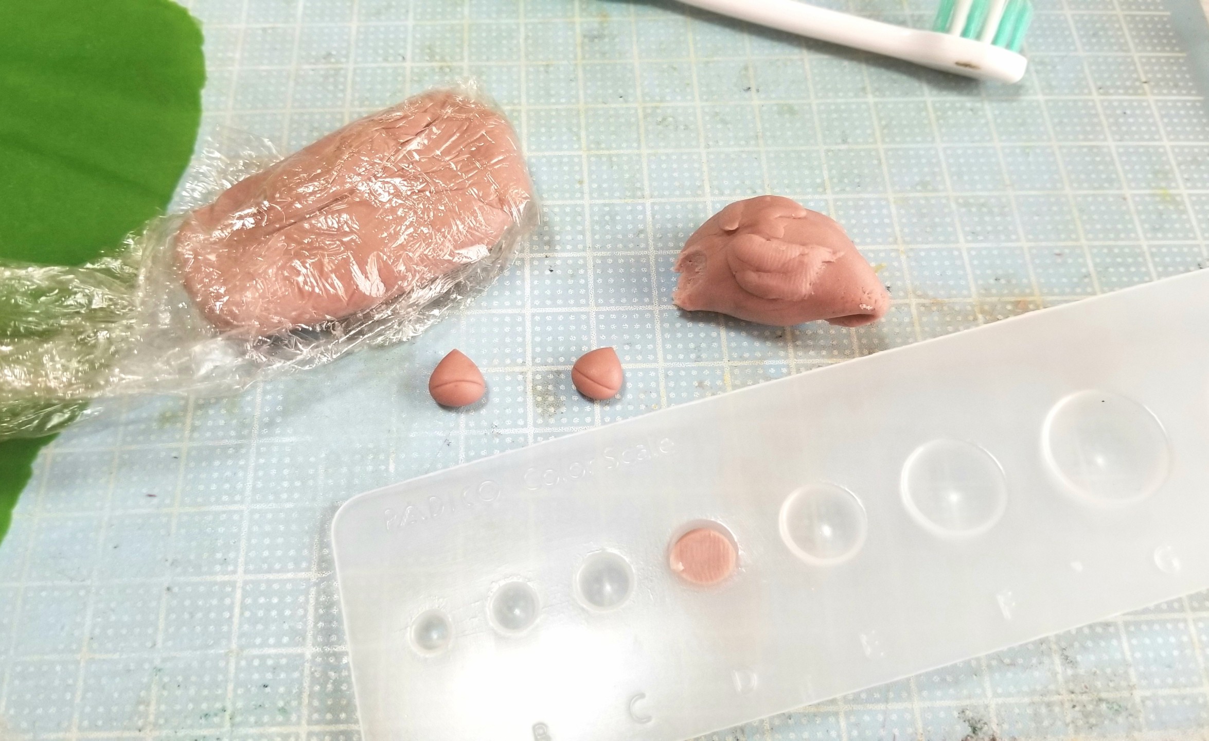 ミニチュアフード,和菓子,栗饅頭,作り方,樹脂粘土,ハンドメイド