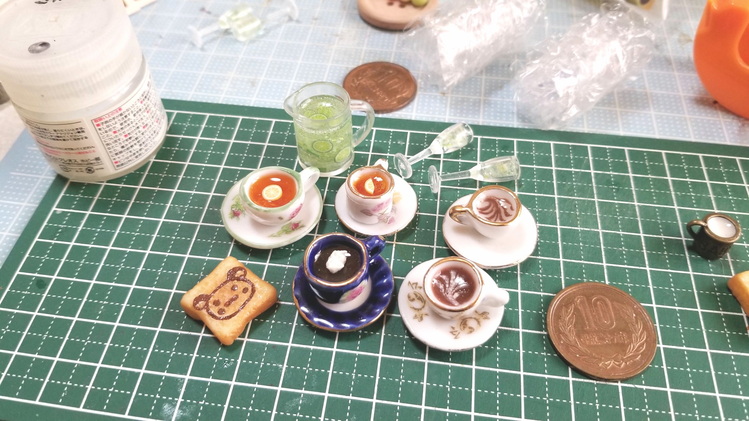 作業過程途中包装,ミニチュア,ハンドメイド,パーツ販売,ミンネ梱包
