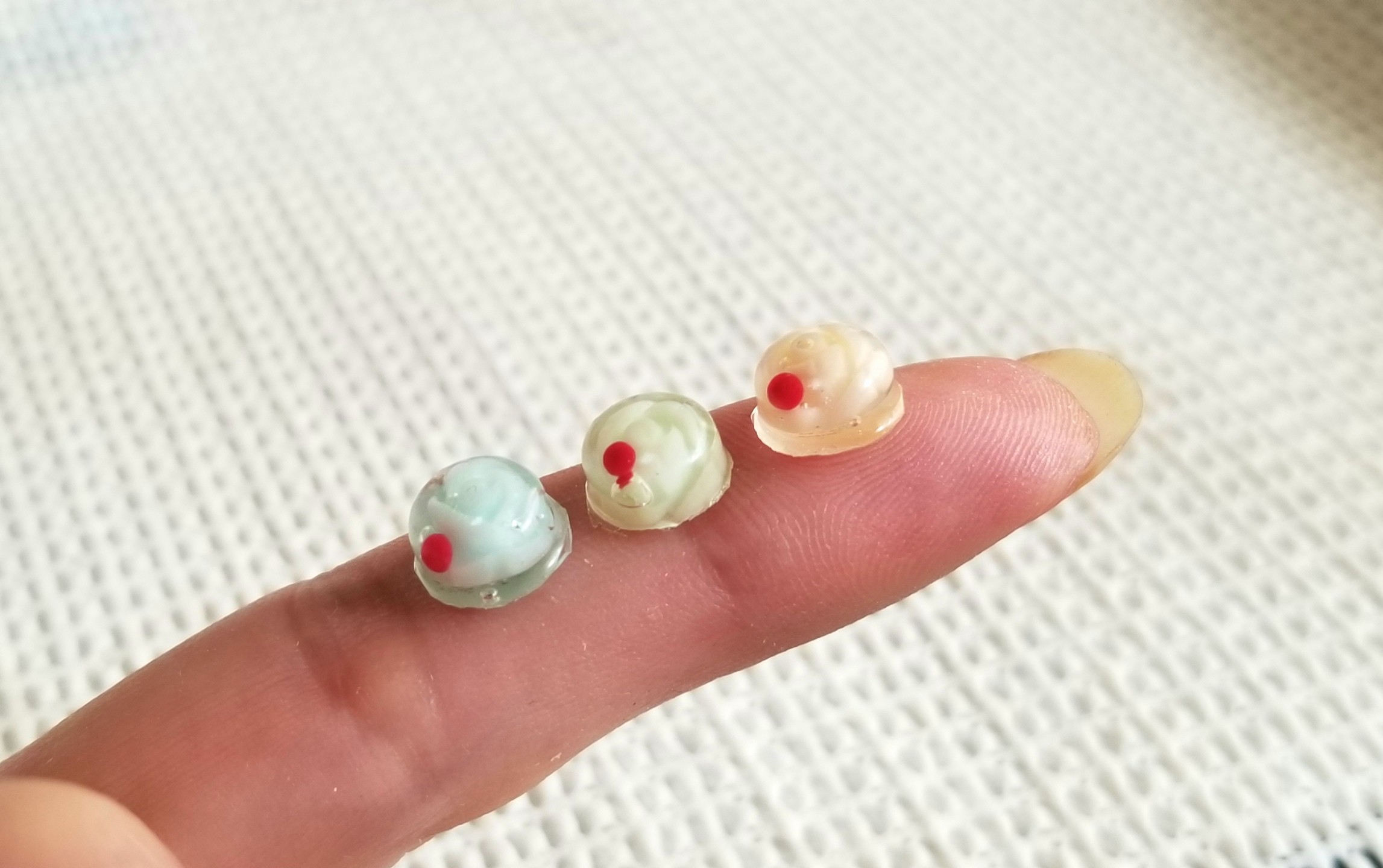 ミニチュア,製作水ようかん,作り方,レジン,樹脂粘土,食品サンプル