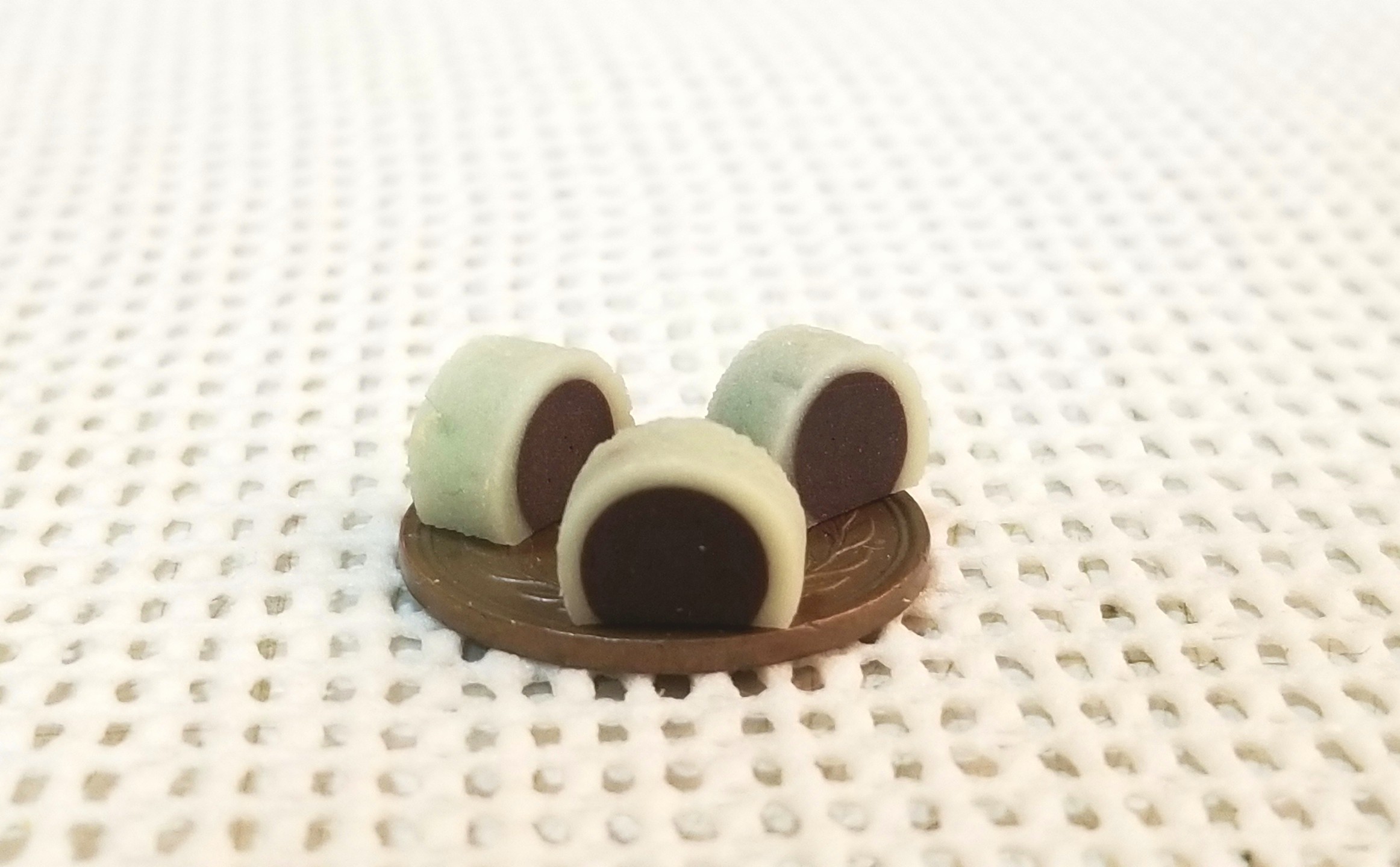 ミニチュアフード,和菓子,餡,あんこ,樹脂粘土,シルバニア,オビツ11