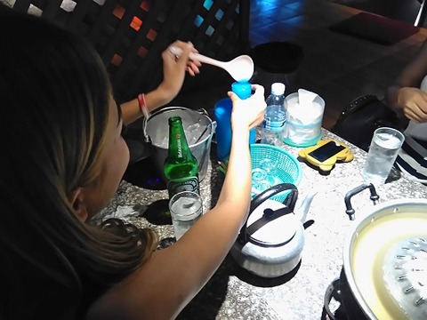 ブルーハワイのスムージー