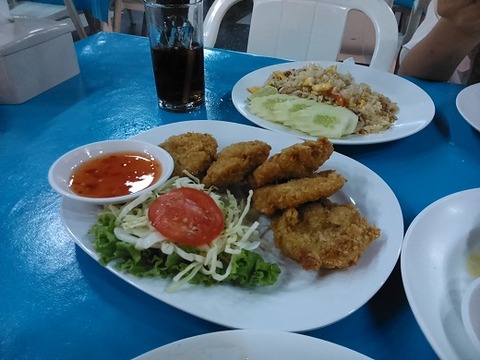 エビのすり身フライとカウパット