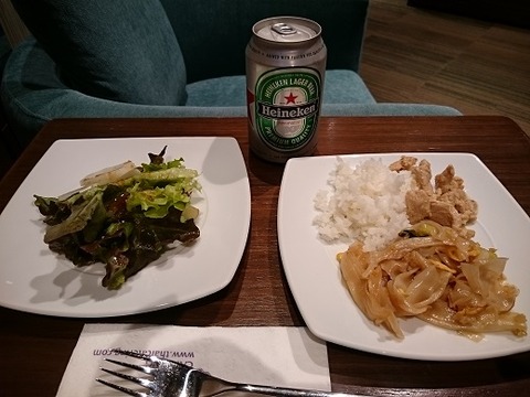 TGラウンジの軽食