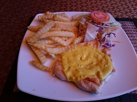 チキンステーキマスタードソース