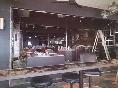 改装中のクライマックス