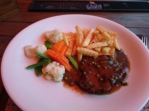 ビーフペッパーステーキ