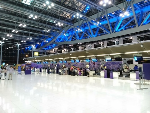 タイ国際航空のBカウンター