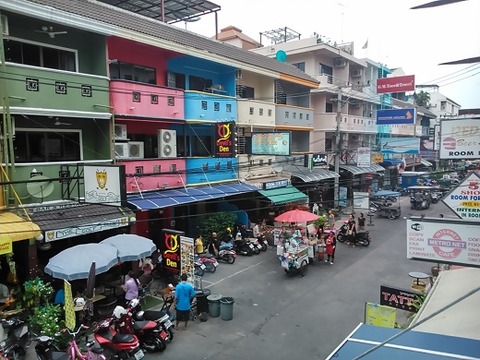 バルコニーから見た光景