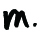 m