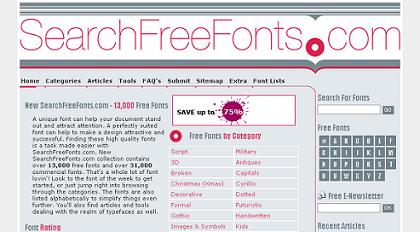 Free font