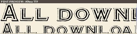 Free font