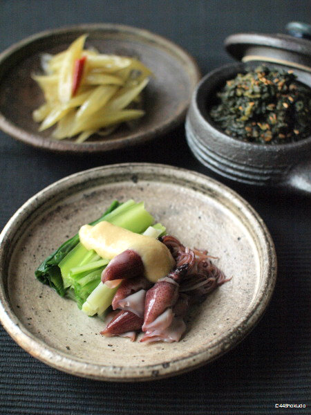 春の味覚 蕗炒り 蕗の葉味噌 うるいの酢味噌 ４４食堂 よんよんしょくどう 滋味ごはん ときどき甘味