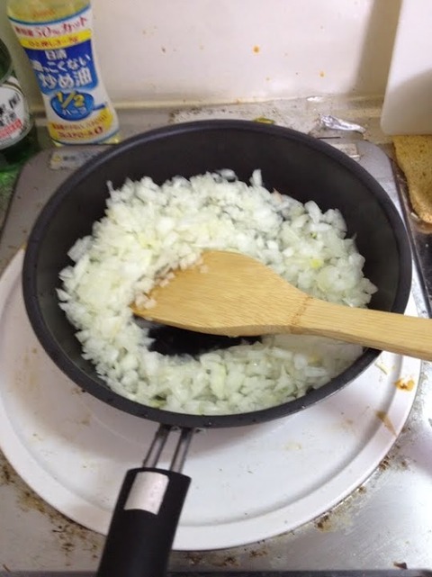 タマネギ炒め