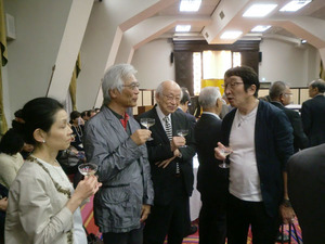 柳澤紀子レゾネ刊行記念会 馬場、林、