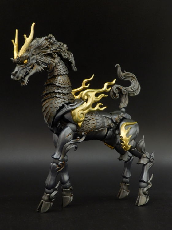 海洋堂 KT Project KT-001 タケヤ式自在置物 麒麟 -鉄錆地調-（ポージング編） : とこぶろ -S.I.C.に囲まれる日々-