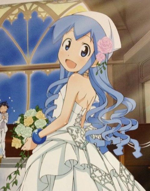 イカ娘カレンダー結婚式バナー