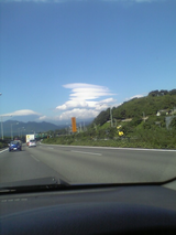 珍しい雲〜〜♪