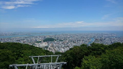 眉山徳島景色