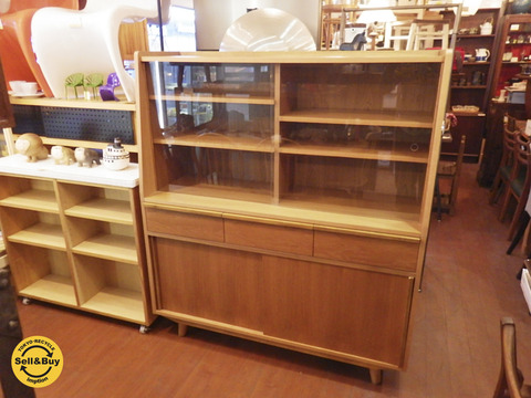 unico ウニコ ALBERO アルベロ カップボード 食器棚 チーク材 買取り