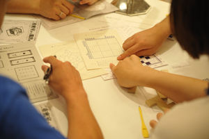 「脱出ゲーム」パート様子