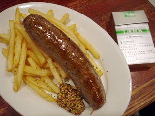 「バールポルチーニ」エゾ鹿ソーセージ