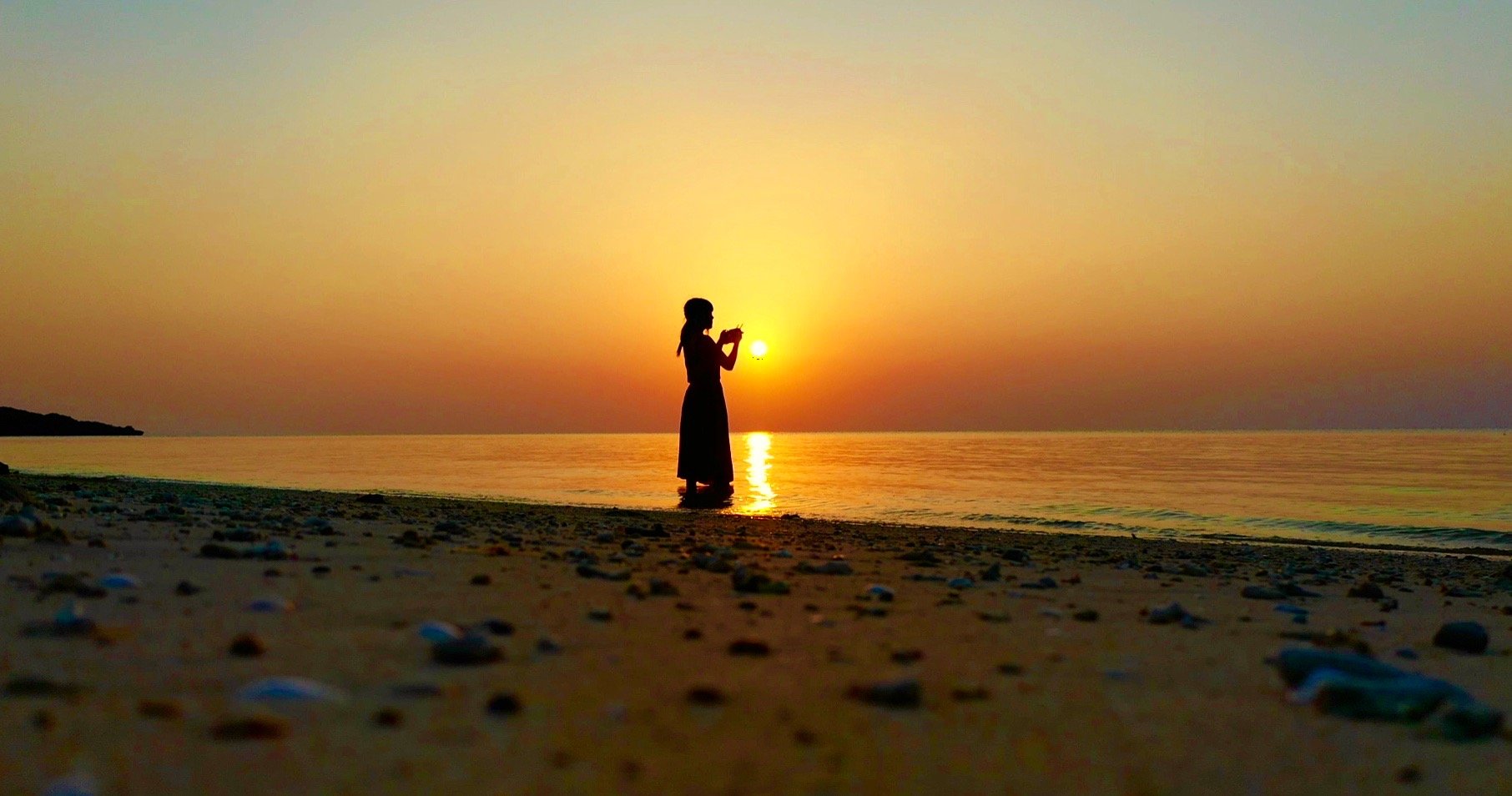 とまこ石垣夕焼け