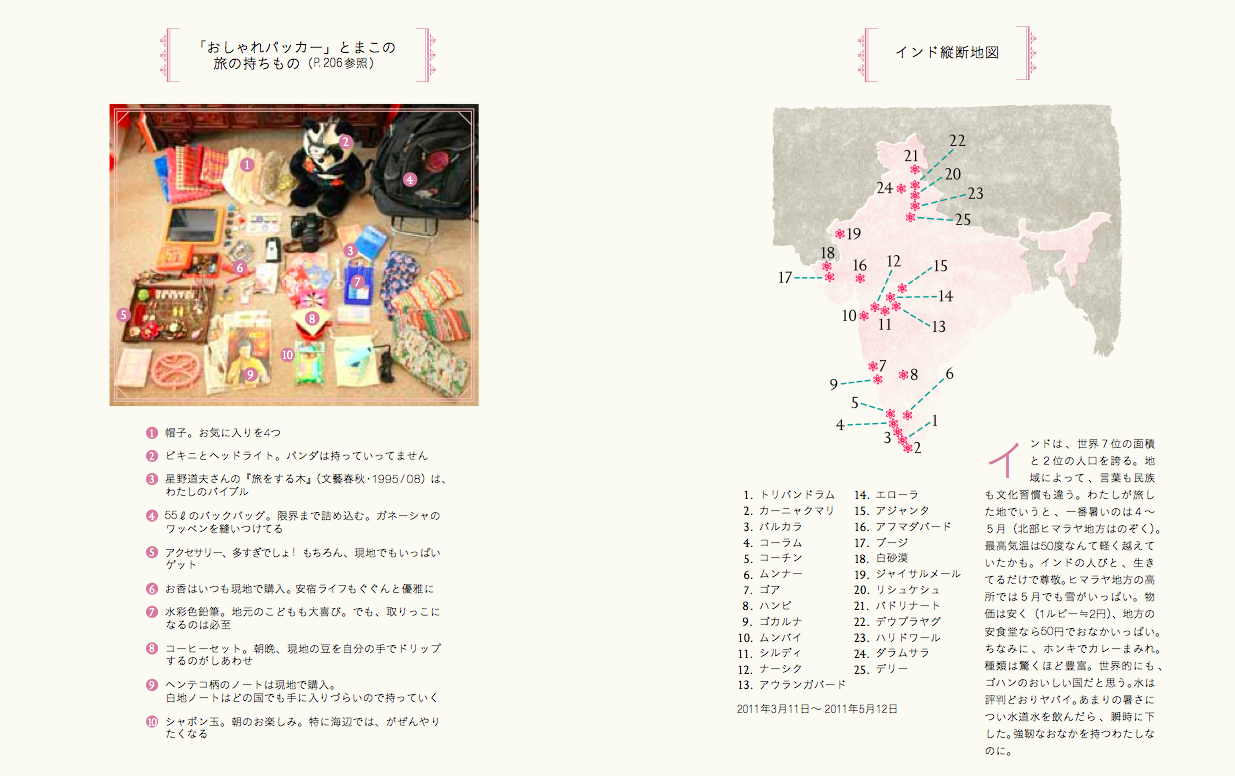 離婚して、インドおしゃれ@パッカー地図
